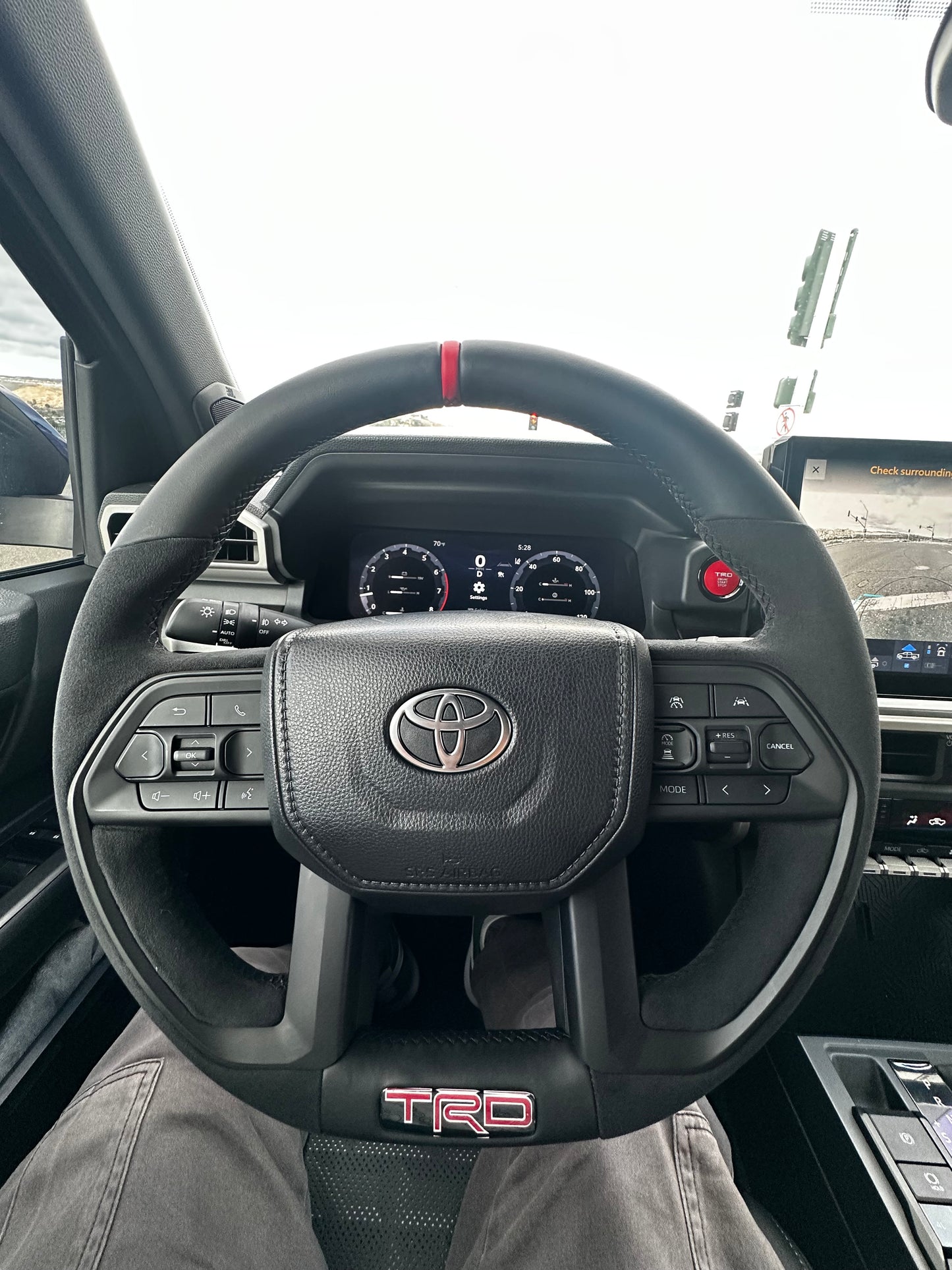 TRD steering wheel