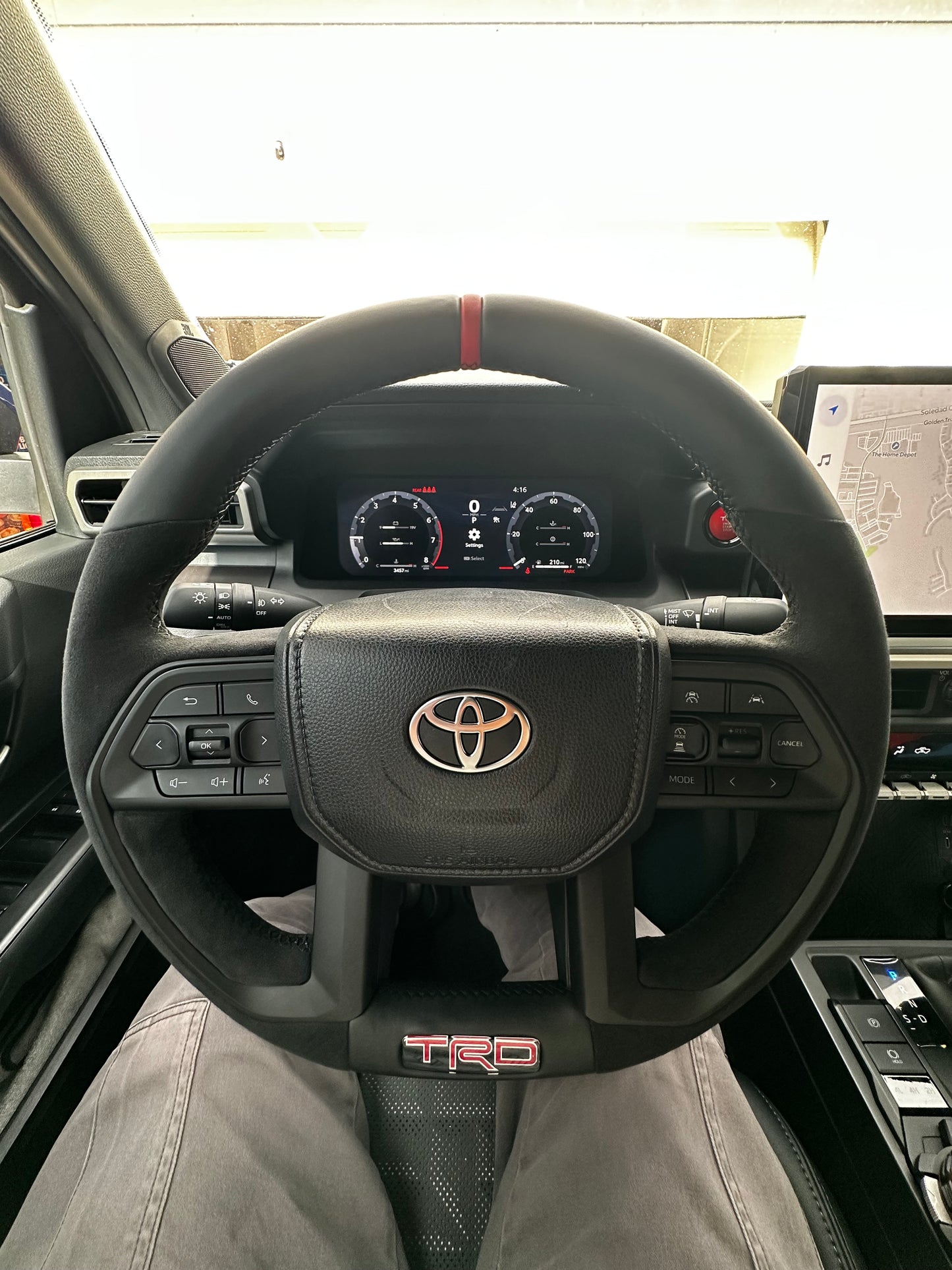 TRD steering wheel